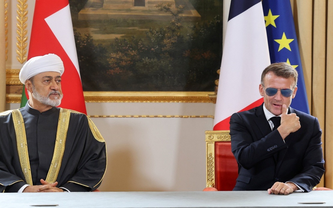 Macron's Sunglasses Return: Medical Issue Behind Aviators at Oman Sultan Meeting
