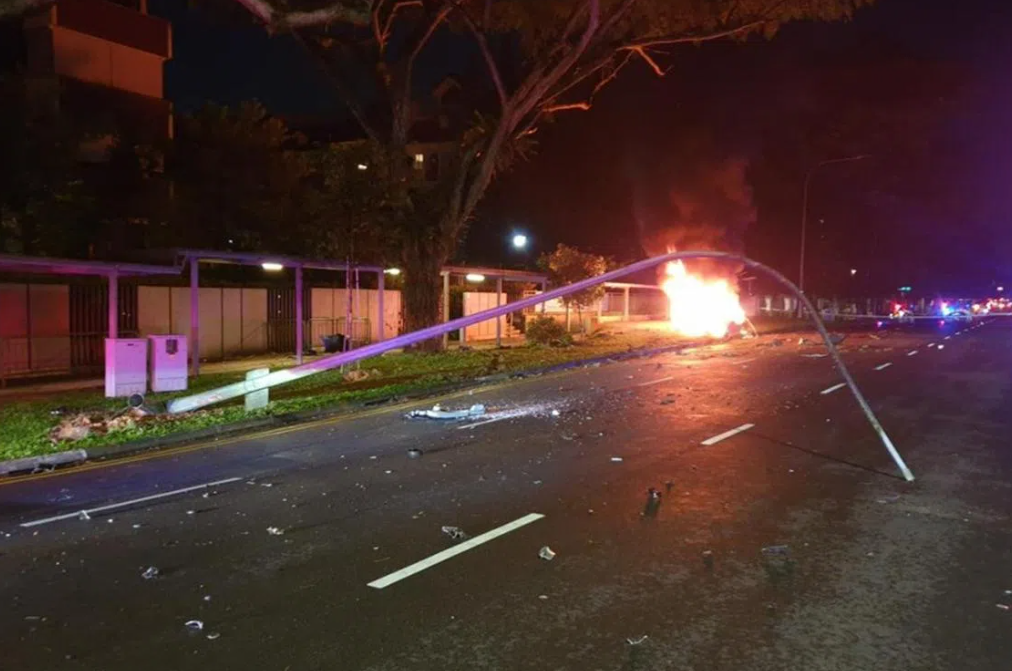 Singapore man charged after drink-driving rampage leaves school bus children injured