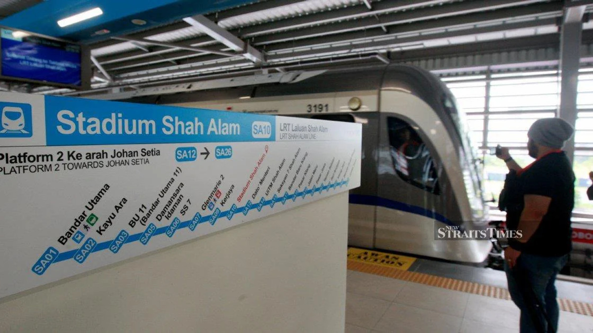 Anwar to Open LRT3 Shah Alam Extension, Expanding Klang Valley Transit Network