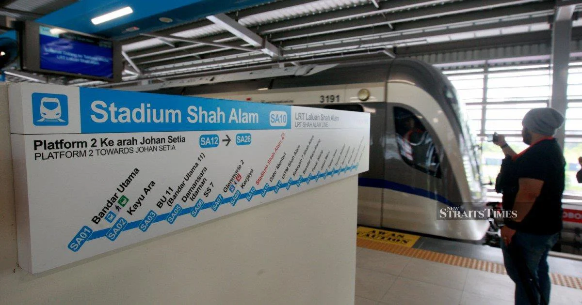 Anwar to Open LRT3 Shah Alam Extension, Expanding Klang Valley Transit Network