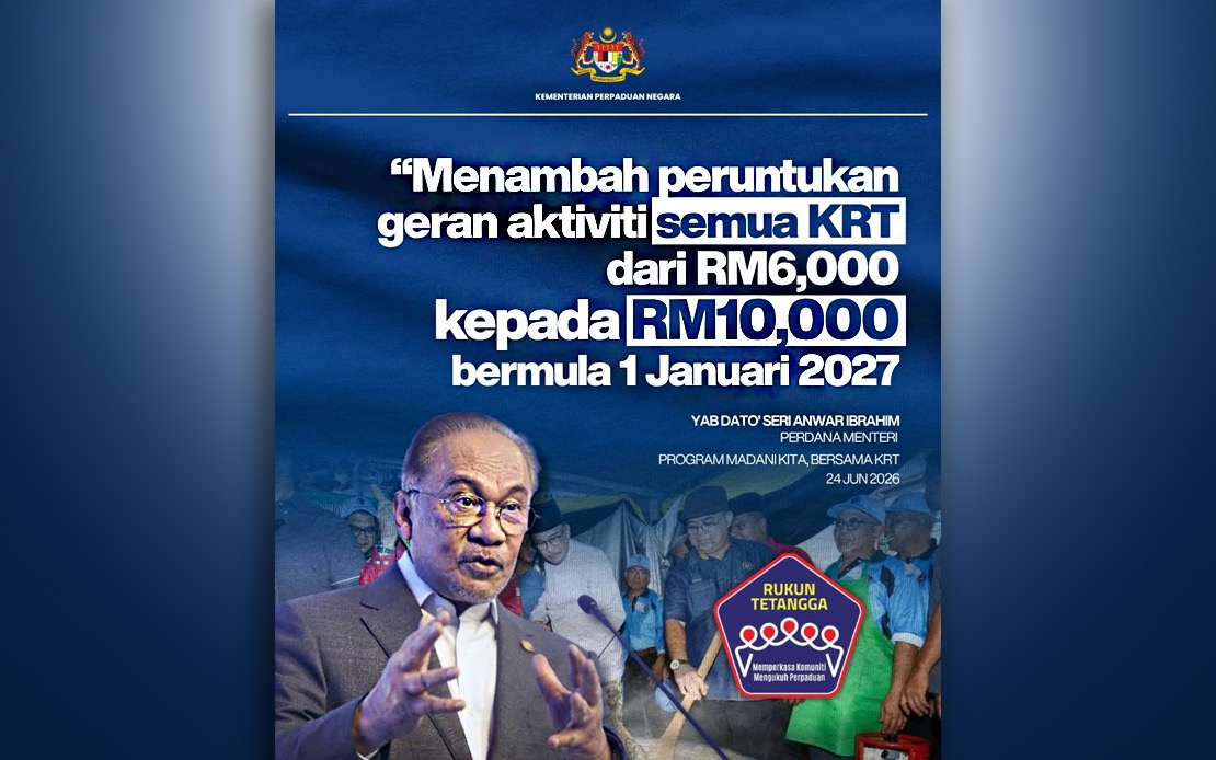 KRT Grant Boost to RM10,000 Will Strengthen Community Ties Across Malaysia