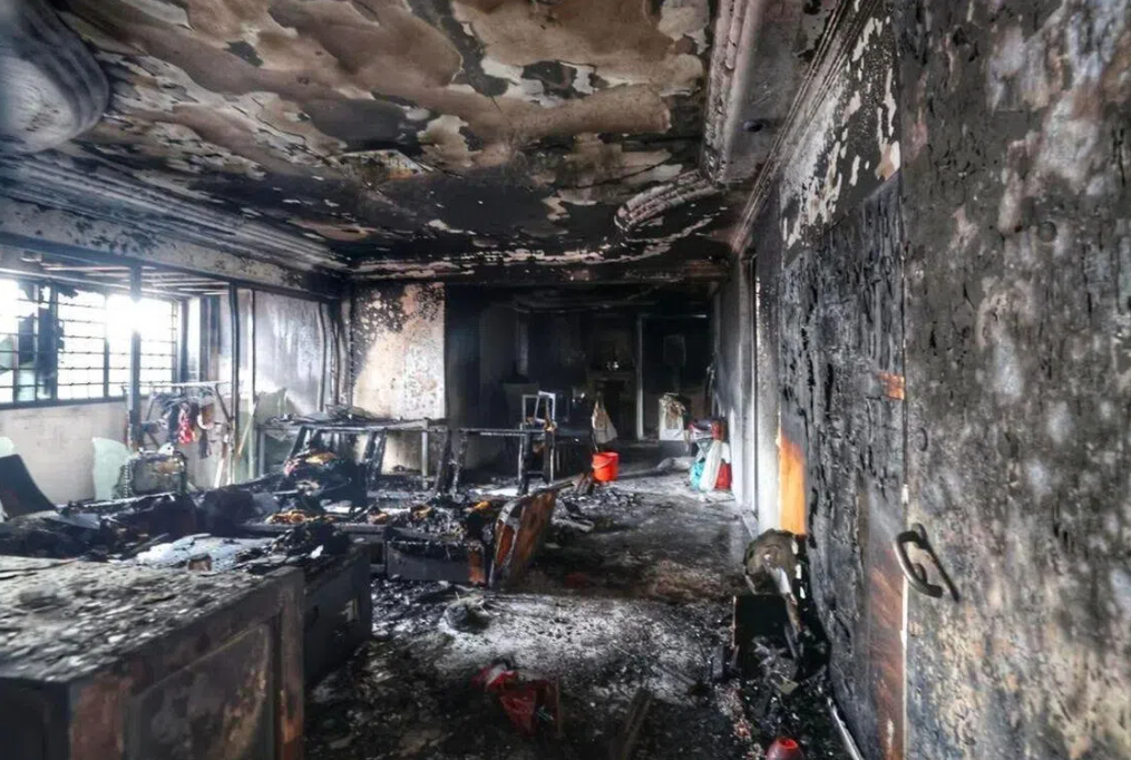 Two rescued from 13-storey HDB blaze in Singapore's Jurong West