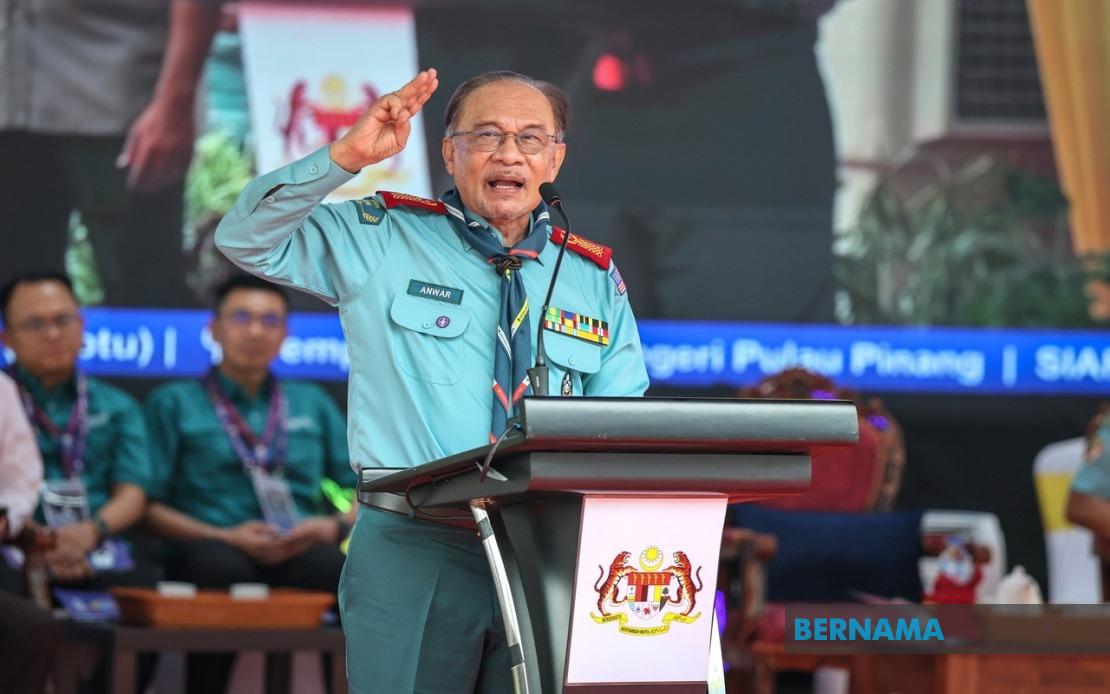 Nation's Progress Demands Morally Grounded Youth, Says Anwar at Scout Jamboree