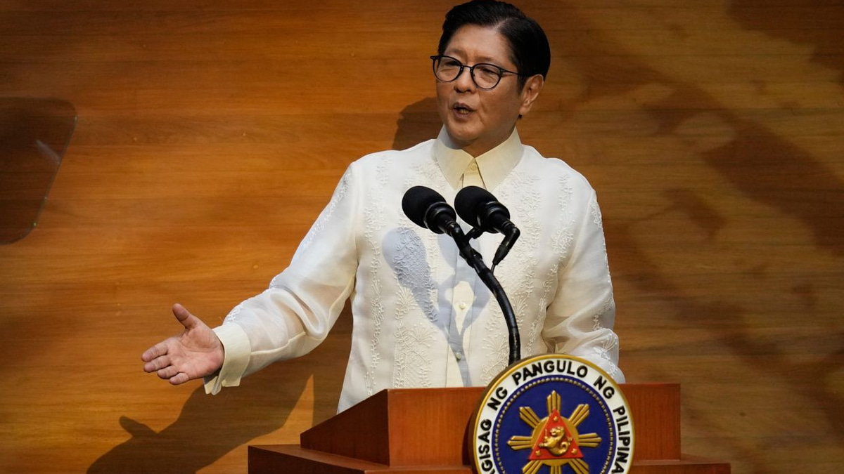 Marcos Defends South China Sea Ruling, Takes Aim at Beijing in Annual Address
