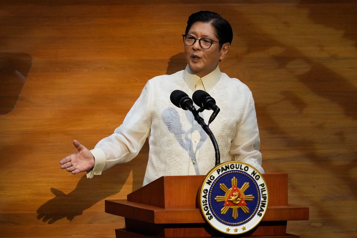 Marcos Defends South China Sea Ruling, Takes Aim at Beijing in Annual Address