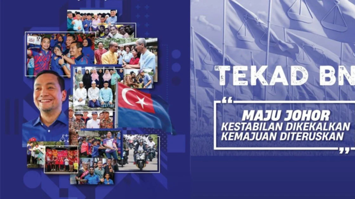 Johor BN Sets Ambitious Economic Agenda With 63-Point Manifesto and 200,000 Jobs Target