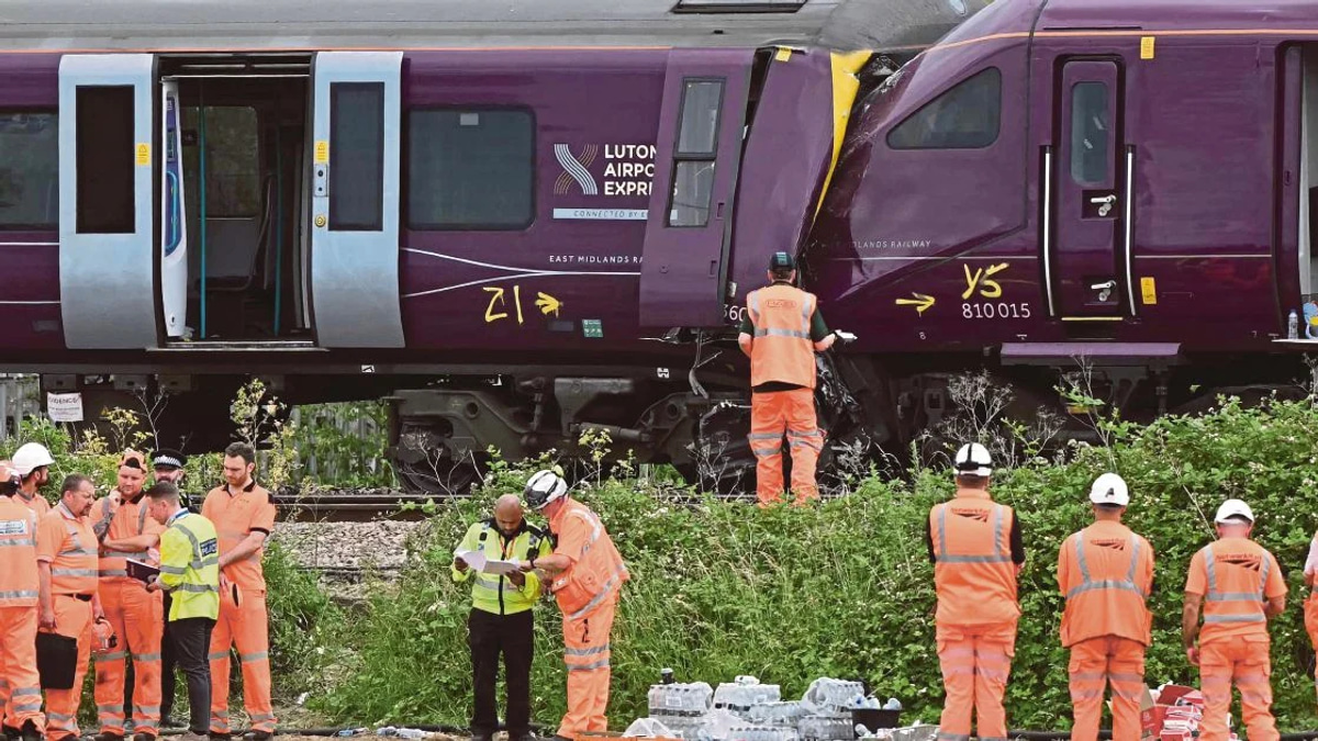Train Driver Killed in Collision North of London as 28 Receive Hospital Treatment