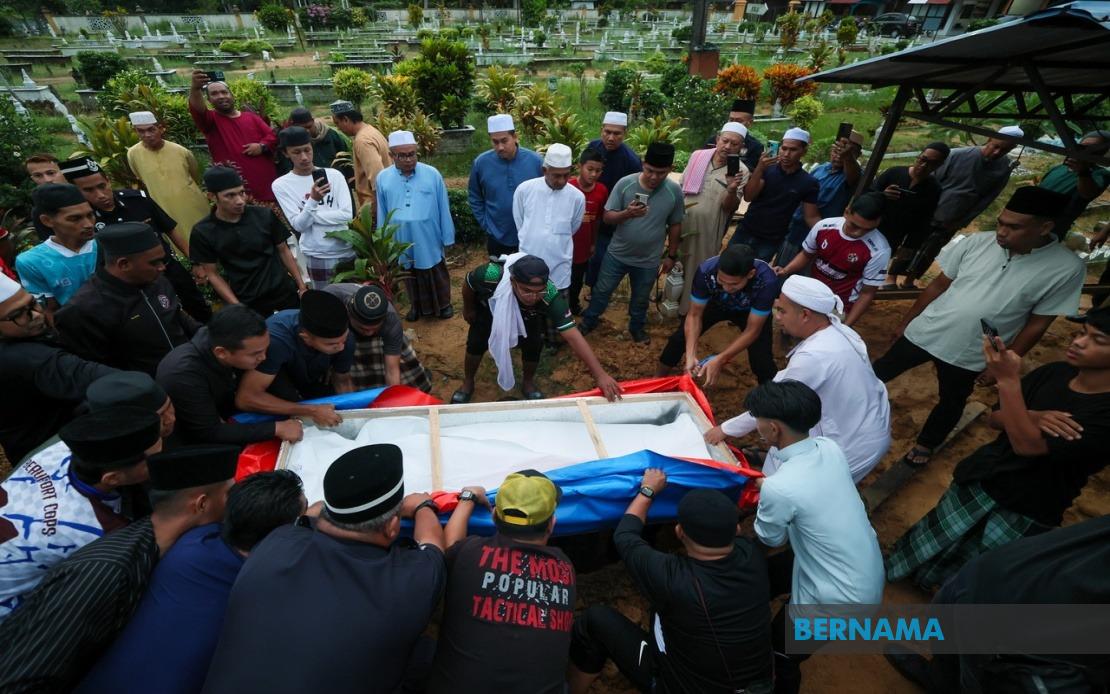 Police Corporal Mohamad Nur Hafiz Laid To Rest After Electrocution Tragedy In Sabah