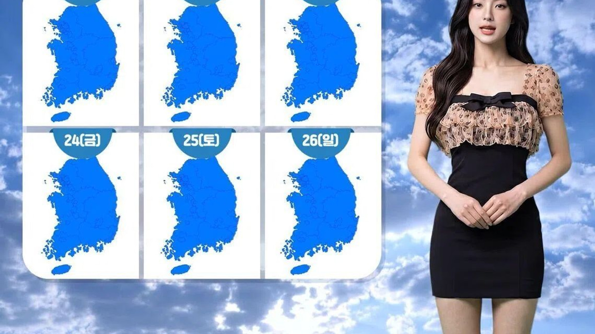AI Weathercaster's Revealing Outfit Ignites South Korean Debate on Gender Bias in Broadcasting