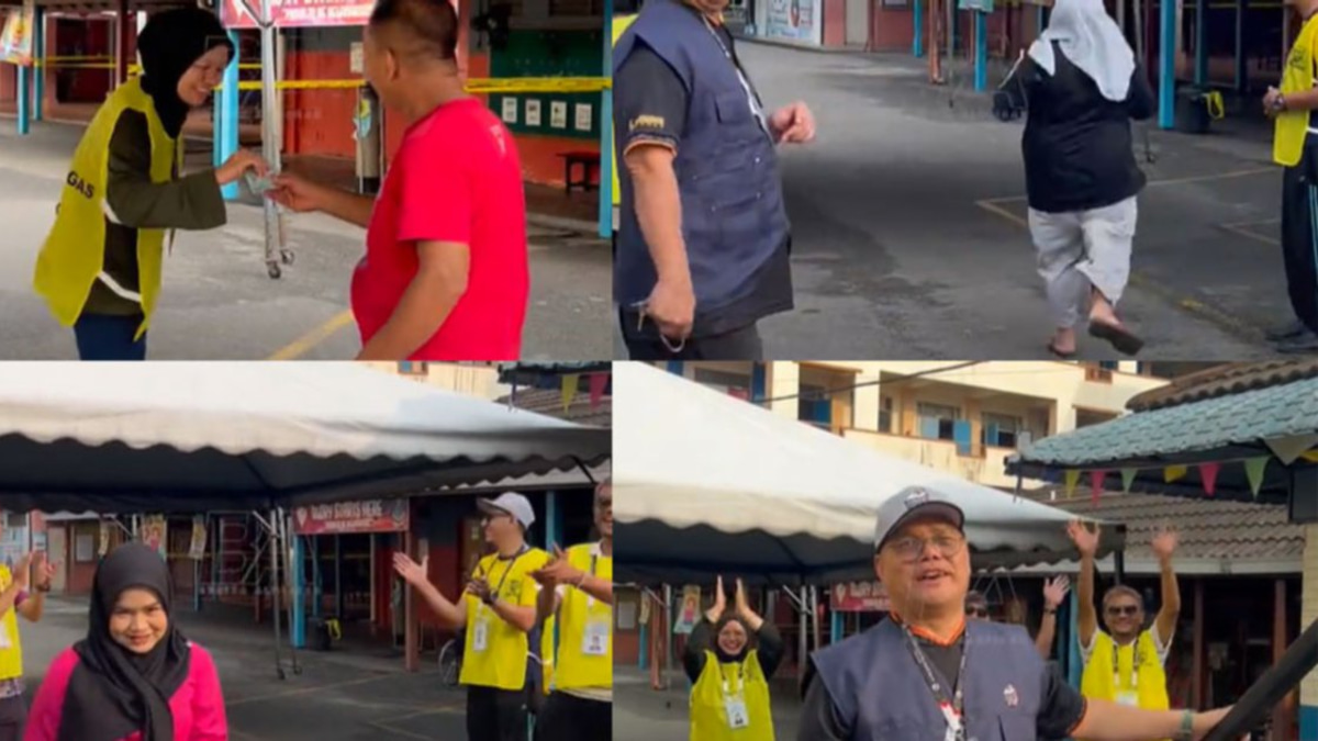 Race Against Time: Viral Video Shows Last-Minute Voting Rush in Negri Sembilan Election
