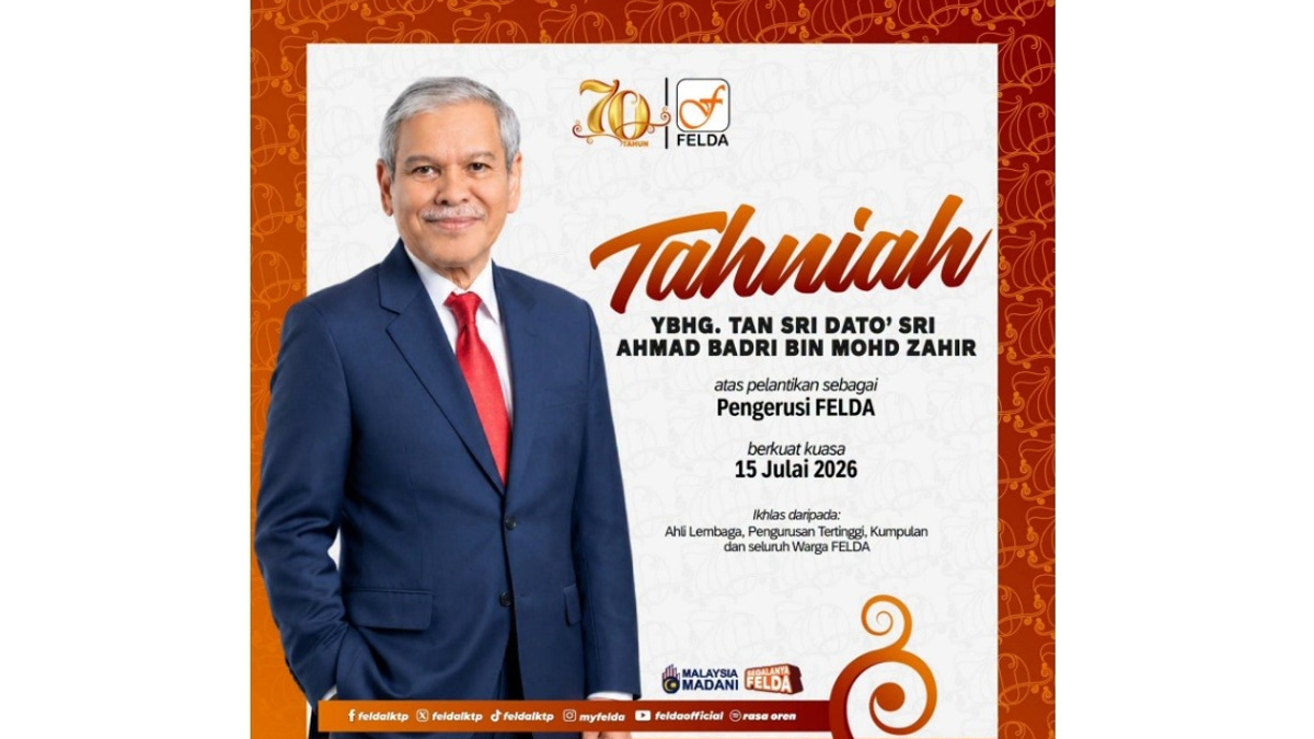 Tan Sri Ahmad Badri Appointed FELDA Chairman to Drive Agricultural Transformation