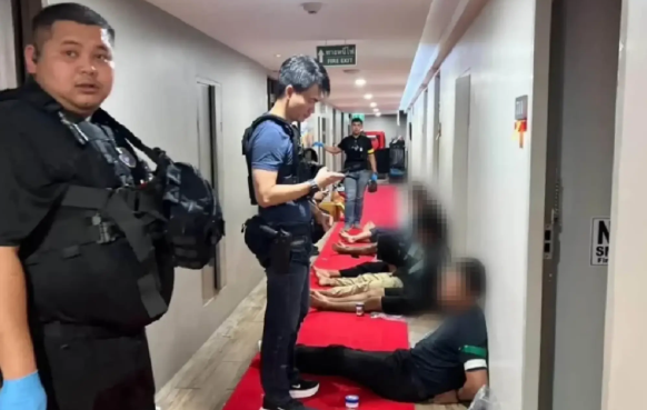 Thai police dismantle alleged Chinese-run casino and drug operation at Nonthaburi hotel