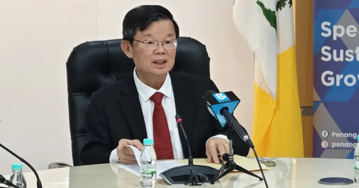 Penang Chief Minister Rebuffs Kedah Leader's Call to Review Land Lease Arrangement