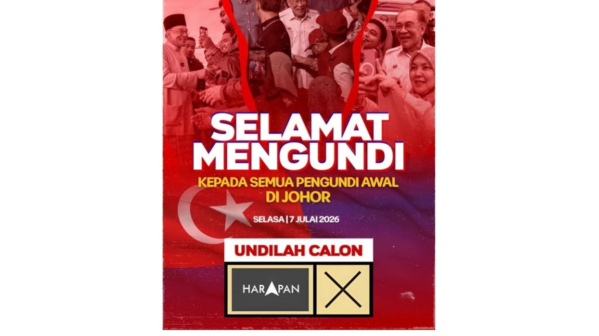 Anwar Urges Johor Voters to Choose Harapan for State's Future