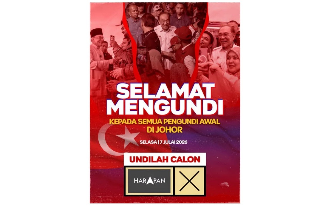 Anwar Urges Johor Voters to Choose Harapan for State's Future