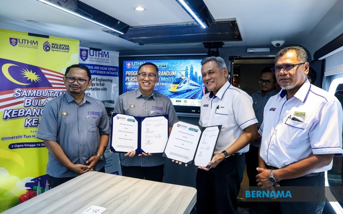 UTHM and KTMB Deepen Rail Technology Partnership Through Student Learning and Research