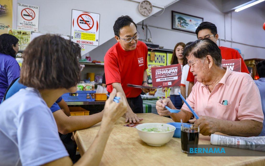 Wong Bor Yang Banks On Proven Track Record To Retain Senai For Pakatan Harapan