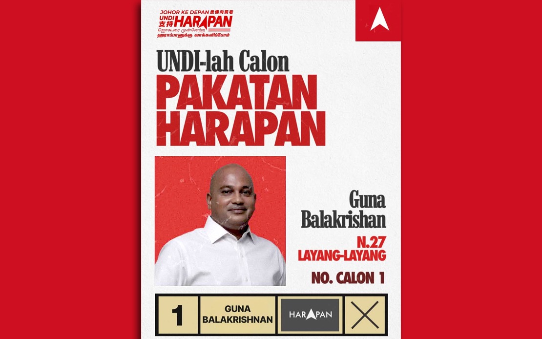 Guna Pledges Inclusive Development for Layang-Layang in Johor Election Campaign