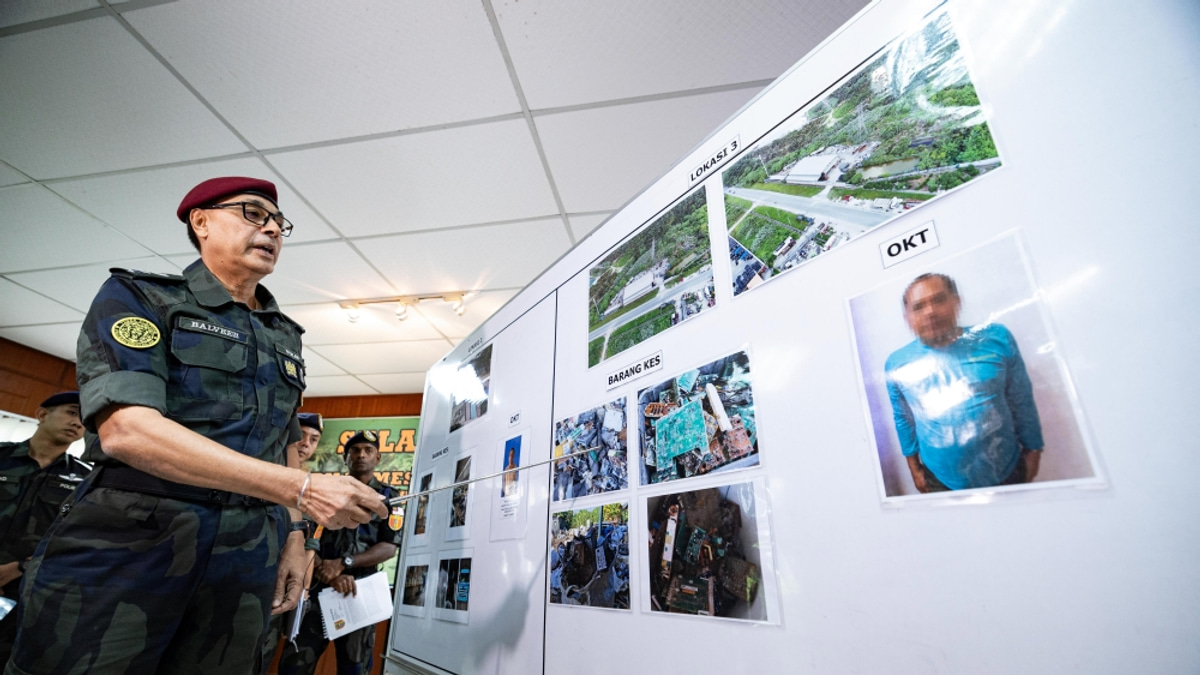 GOF Seizes RM9.39 Million in Illegal E-Waste During Ipoh Raids, 14 Detained