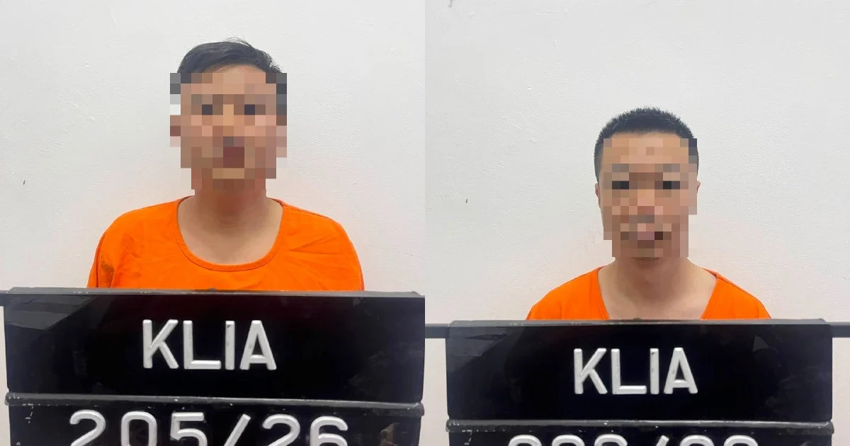 Two Chinese men remanded in connection with alleged mid-air theft on Dili-KLIA flight
