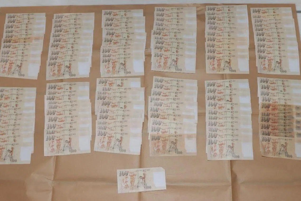 Two Chinese nationals charged in Singapore currency counterfeiting case