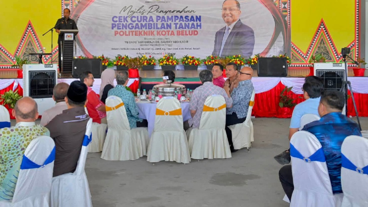 RM250 Million Politeknik Kota Belud on Track for 2030 Completion, Says Zambry