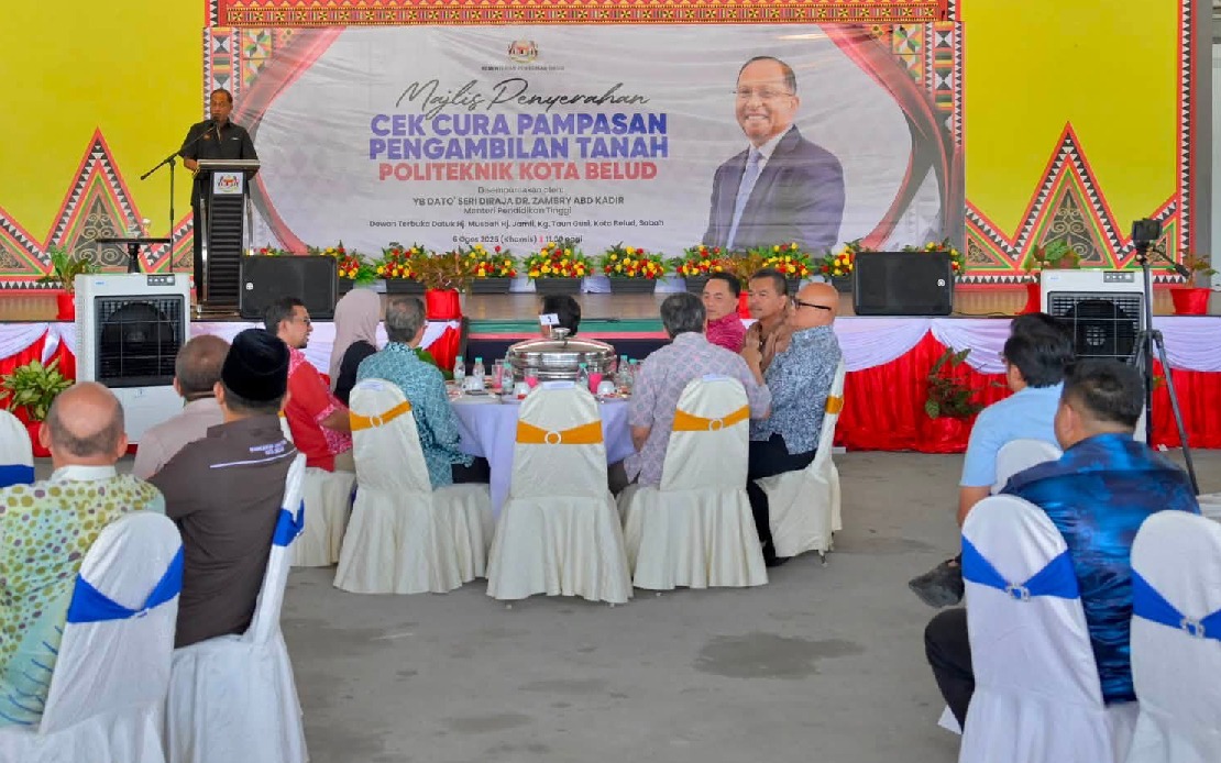 RM250 Million Politeknik Kota Belud on Track for 2030 Completion, Says Zambry