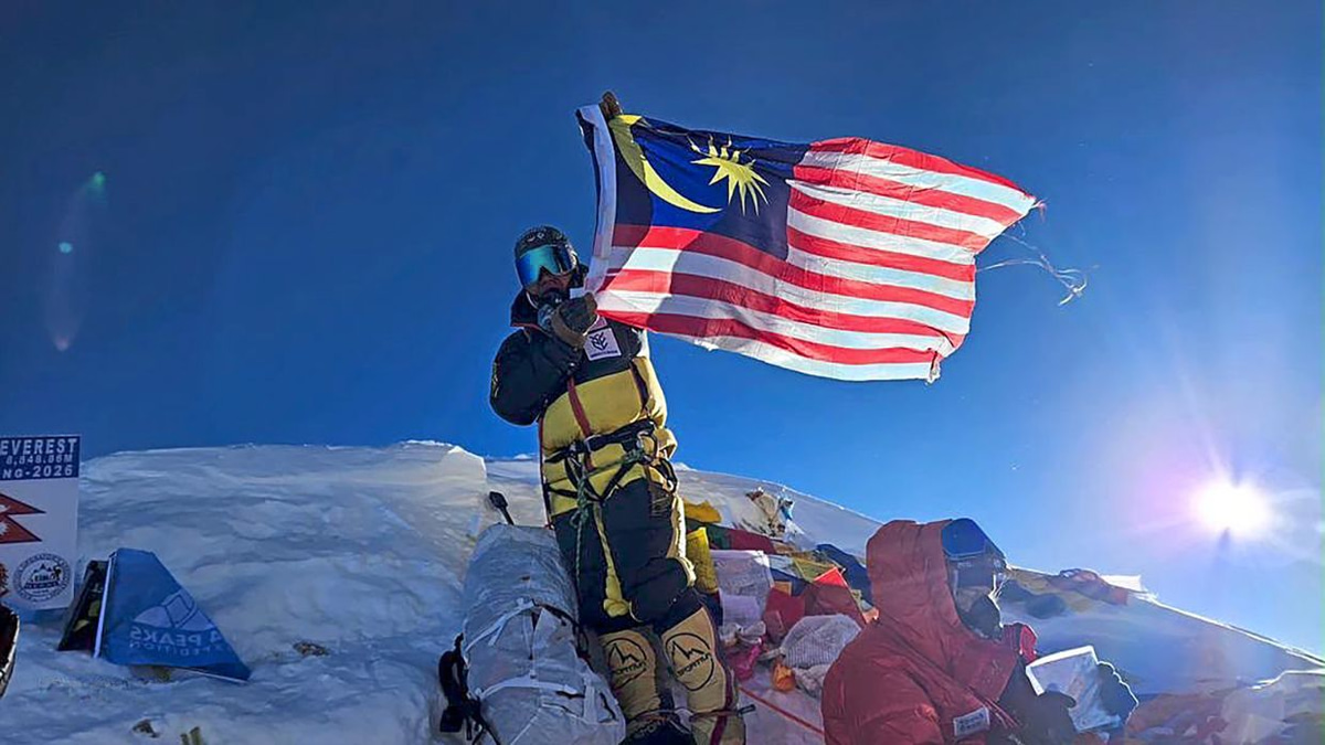 Malaysian mountaineer Khafiz al Kicok summits Everest at 49 amid record-breaking climbing season