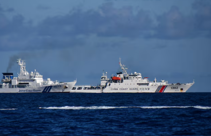 Japan expels Chinese coast guard vessels near contested Senkaku Islands