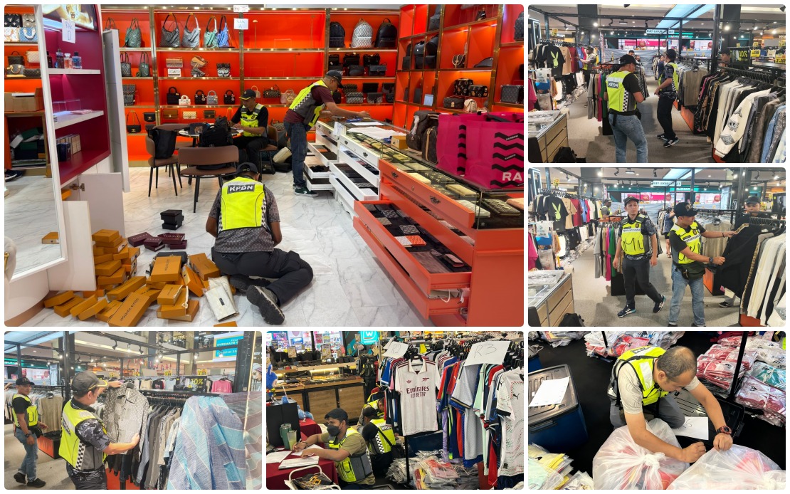 KPDN Seizes RM600,000 Counterfeit Goods Haul In Johor Enforcement Blitz