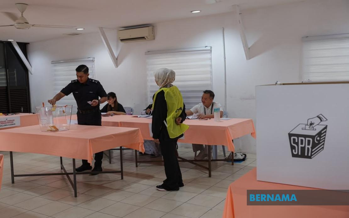 Early Voting Begins in Negeri Sembilan State Election as Security Forces Cast Ballots
