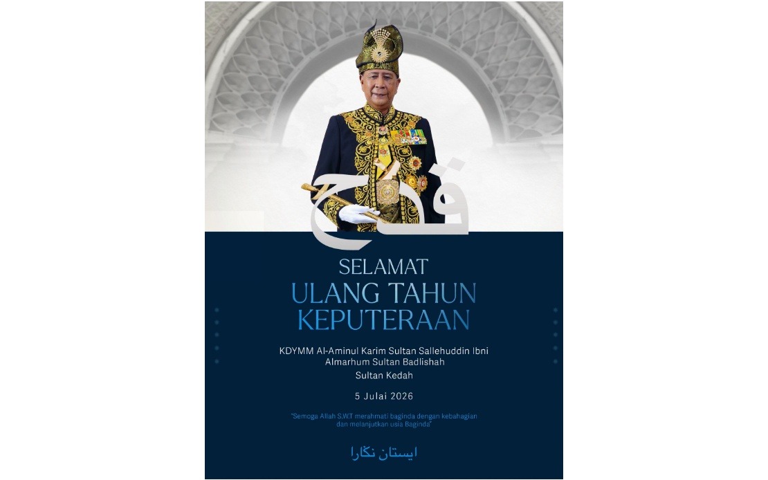 King Sends Birthday Wishes to Sultan of Kedah on 84th Celebration