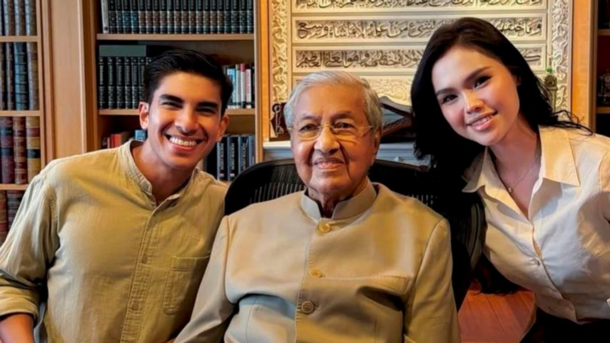 Tun M Offers Marriage Counsel to Actress Bella Astillah and Fiancé Syed Saddiq