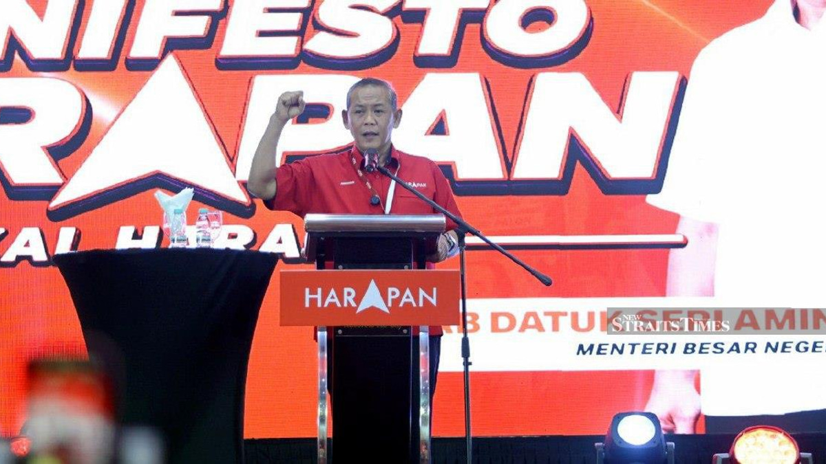 Aminuddin hits out at BN for 'copying' PH's Negri Sembilan initiatives