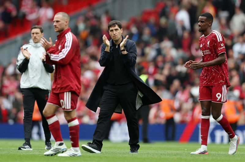 Iraola sees promise in Liverpool's rebuild despite winless start under new manager