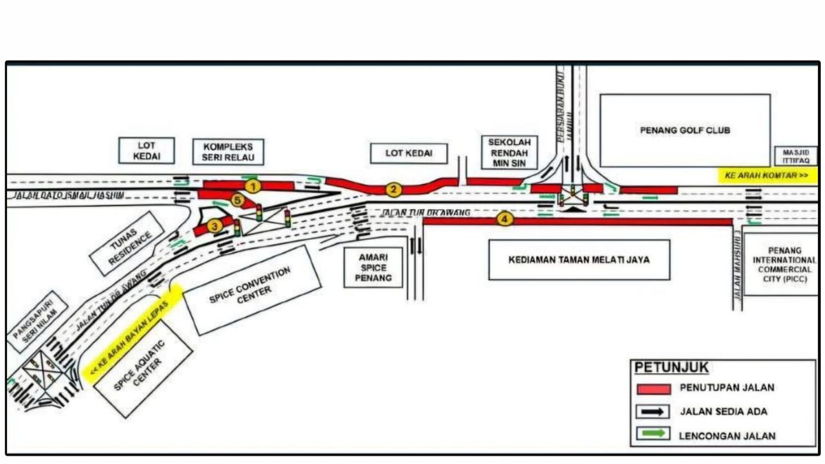 George Town Braces for Two-Month Road Works as Mutiara LRT Project Advances