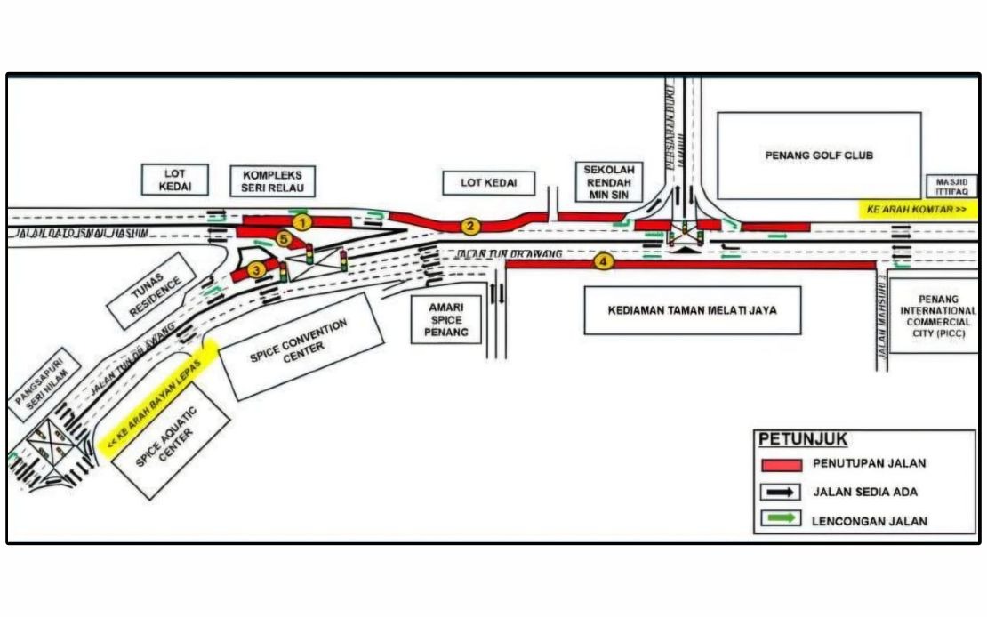 George Town Braces for Two-Month Road Works as Mutiara LRT Project Advances