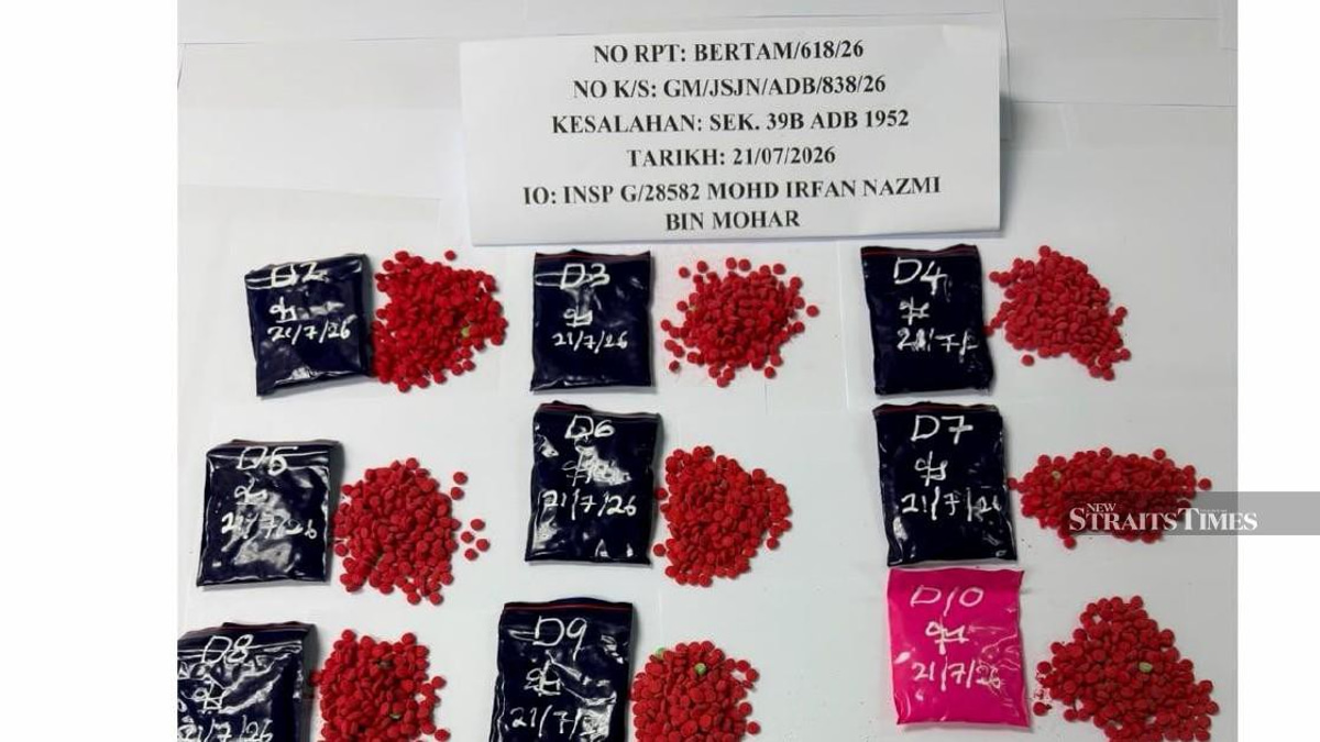 Two Myanmar Nationals Caught with 6,000 Yaba Tablets in Kelantan Drug Bust