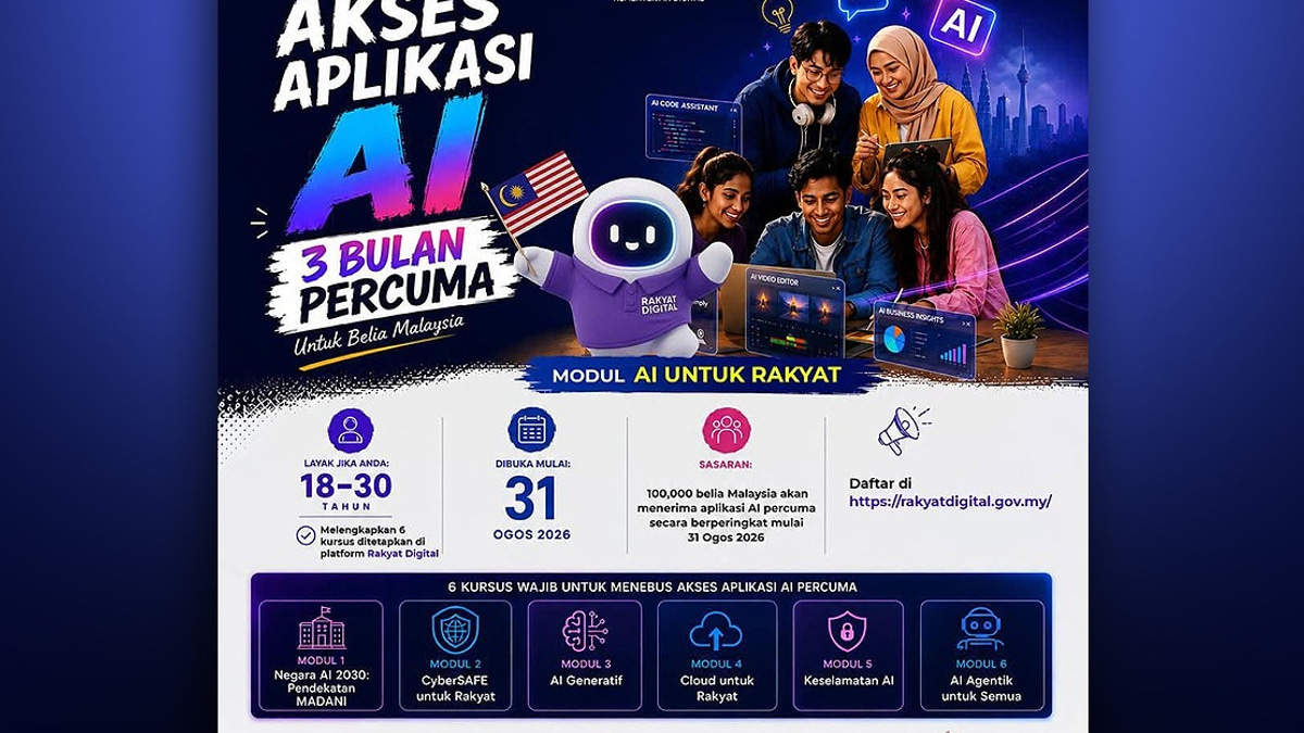 Malaysia's AI for the People Programme Offers Free Training and Tool Access to 100,000 Youth