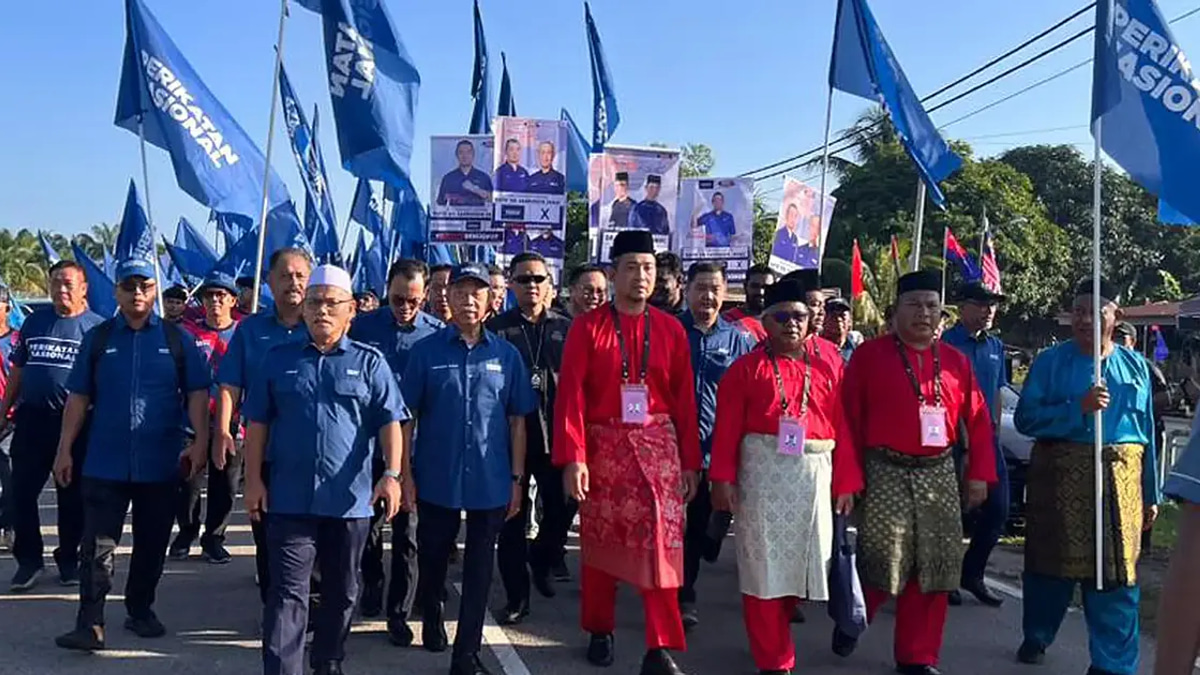 Muhyiddin leads PN rally as Bersatu fields Sahruddin for Bukit Kepong battle
