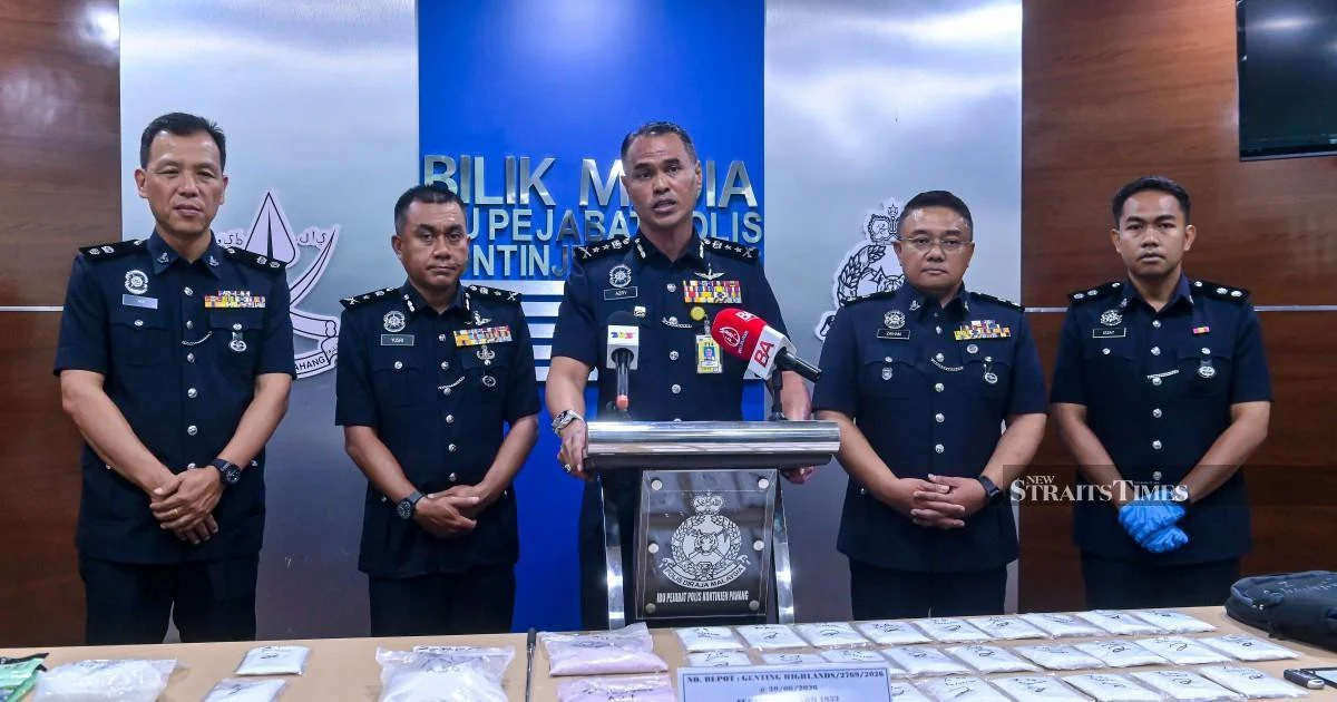 Pahang Anti-Drug Crackdown Yields 333 Arrests and RM500k in Seizures