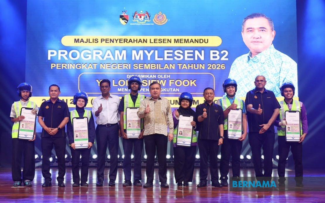 Transport Minister Anthony Loke Cautions MyLesen B2 Riders Against Reckless Driving