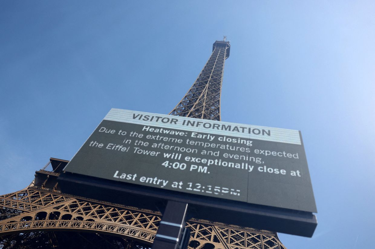 Paris heatwave forces early closures at iconic landmarks, disrupting tourist plans