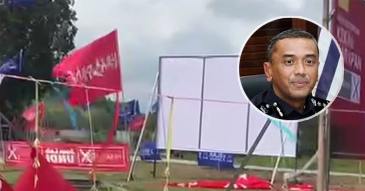 First Arrest Made in Negri Sembilan for Election Flag Vandalism