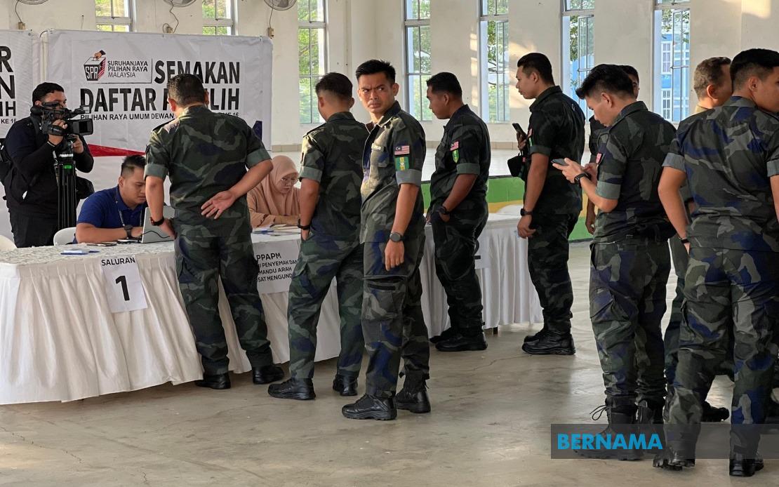 Johor Early Polling Draws 24,751 Security Personnel and Families