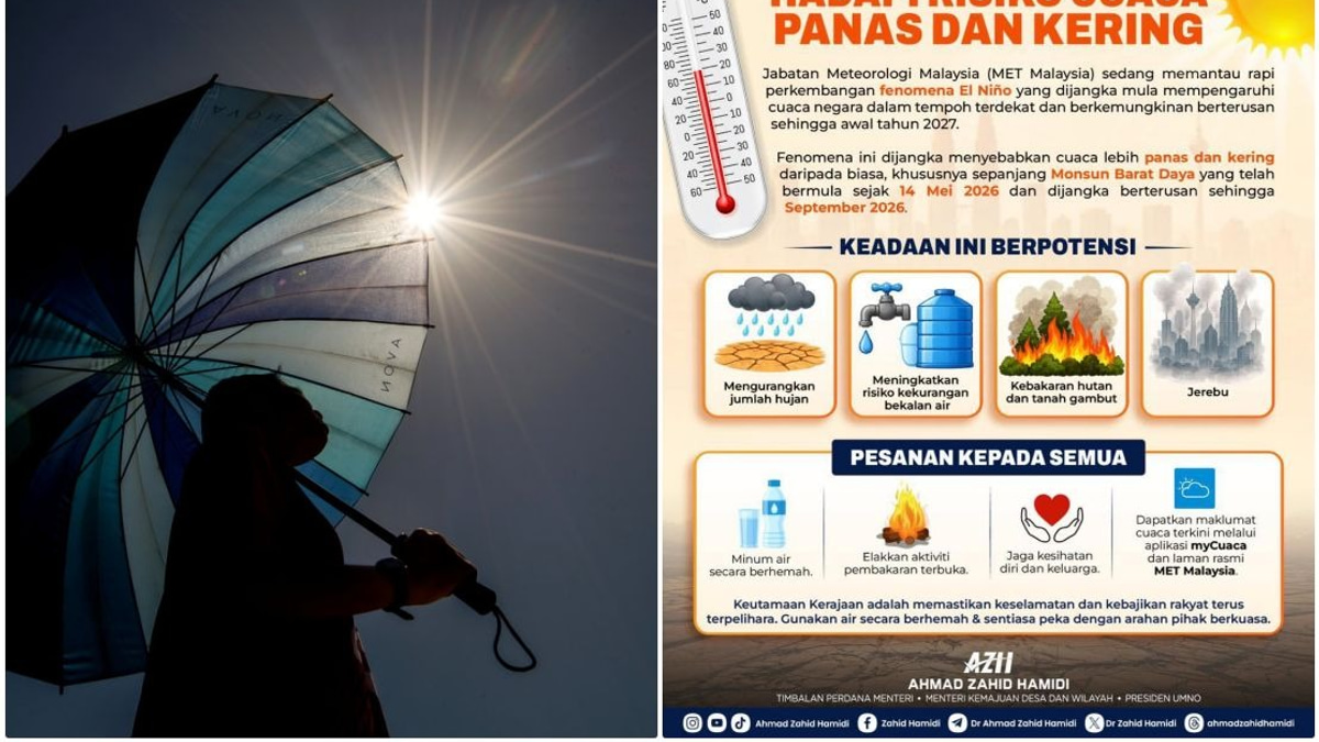 Malaysia Braces for Extended El Niño Impact; DPM Urges Preparation for Hotter, Drier Conditions