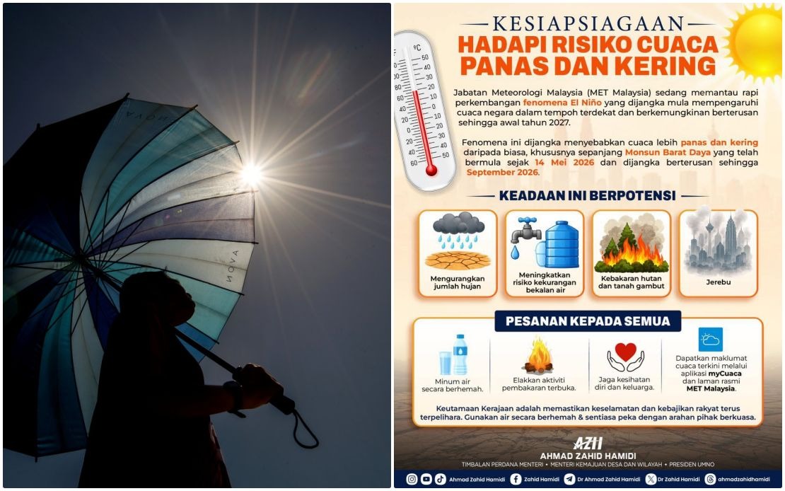 Malaysia Braces for Extended El Niño Impact; DPM Urges Preparation for Hotter, Drier Conditions