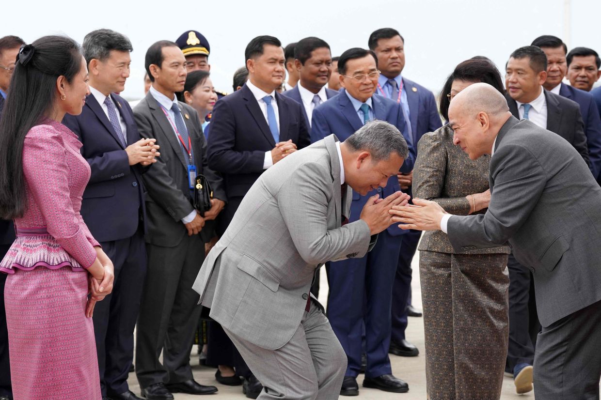 Cambodia's King Sihamoni Returns Home After Prostate Cancer Treatment in China