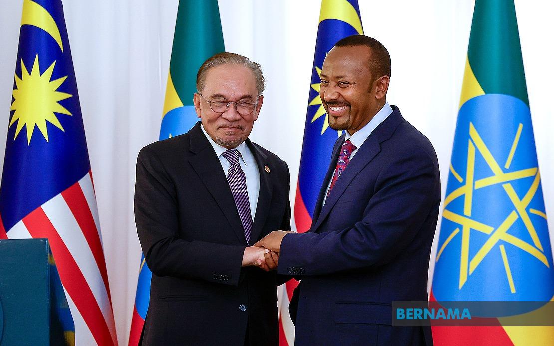 Anwar Extends Congratulations to Ethiopia's Abiy Ahmed Following Election Victory