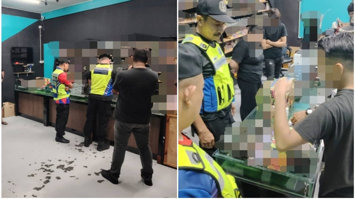 Kangar Municipal Council Seizes 400 Vape Liquid Units and 70 Devices in Enforcement Drive
